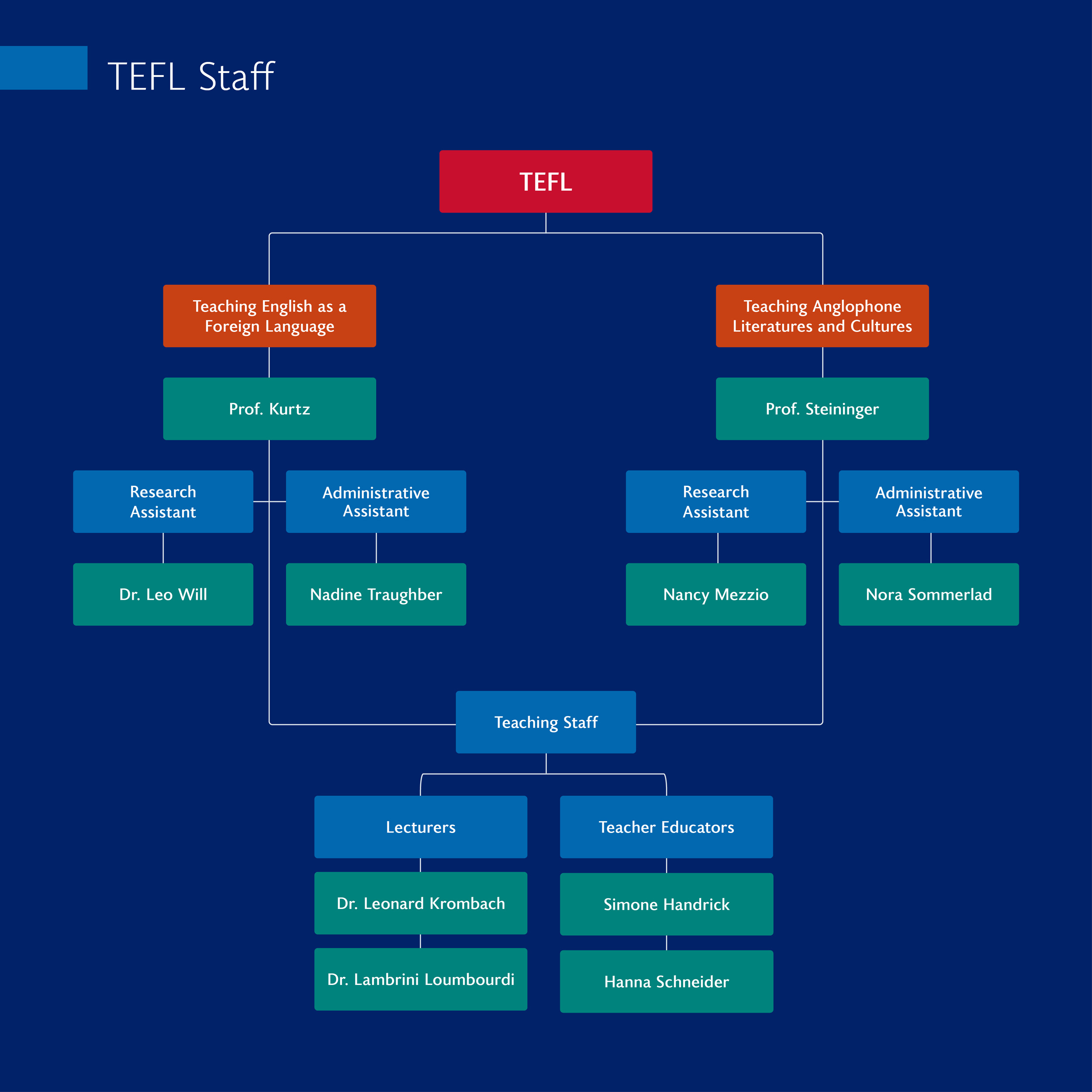 TEFL Organigramm