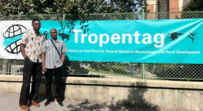 Tropentag 2024 Ifeoluwa Abulude and Manale Embiyale