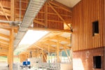 You see the stable from inside - Click on the image to enlarge it.