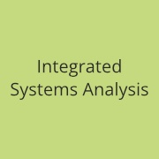 click here to get forwared to the project area 'integrated system analysis'