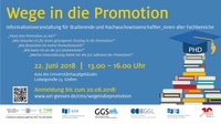 Wege in die Promotion