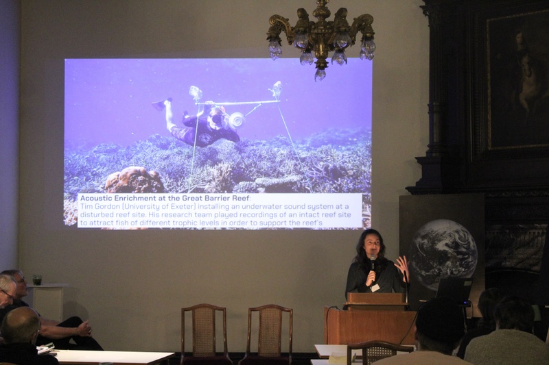 Liza Bauer, Scientific Manager of the Panel on Planetary Thinking, explores bioacoustics in damaged ecosystems during Pathway 8 - Relations © Belsoff.jpg