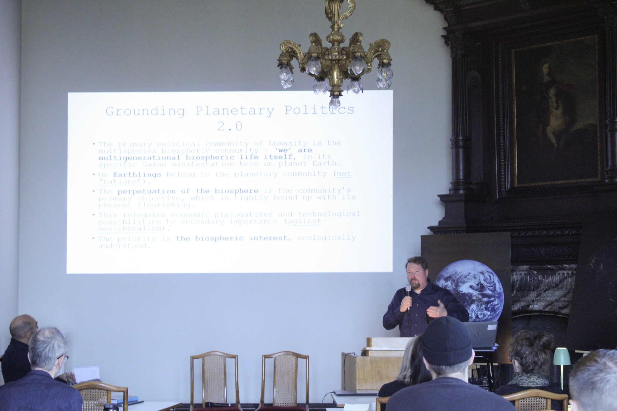Stefan Pedersen (Planetary Agency & Politics Fellow) leads discussion on planetarism and imagining Earth politics beyond failure © Belsoff.jpg