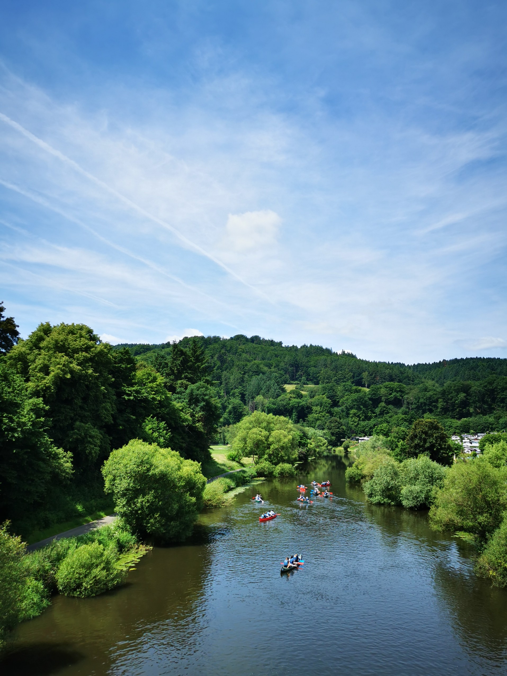 View of the river and the surrounding forests in all summer glory.jpg