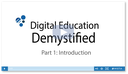 Digital Education Demystified shot