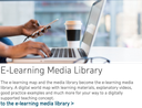 to the e-learning media library