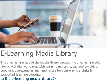 to the e-learning media library