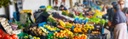 fruit and vegetables market stall