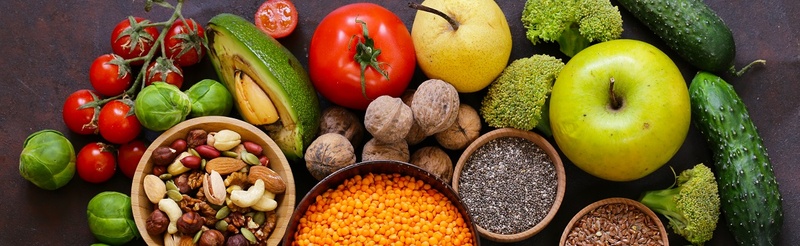 selection of healthy foods