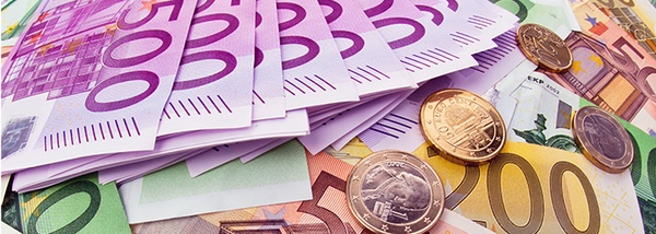 Photo: Bank notes and coins