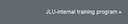 Tile: page JLU-internal training program