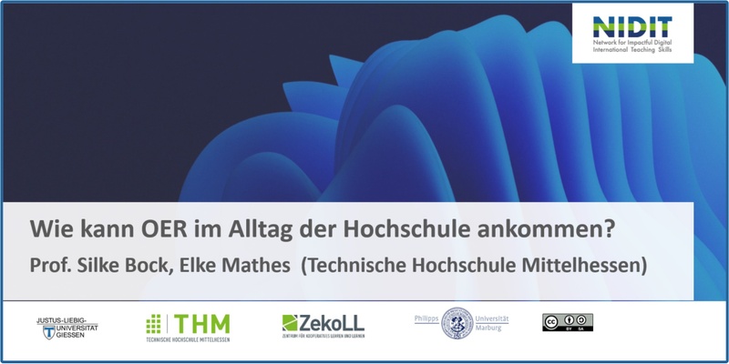 Beitrag TURN Konferenz 2023 OER in der Hochschule