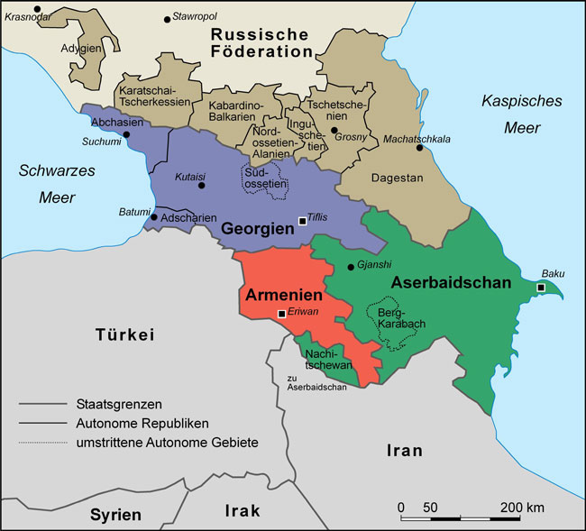 Wo liegt aserbaidschan weltkarte