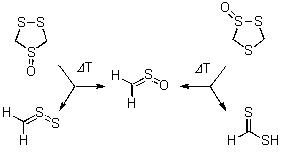 Thermal Reactions of Regioisomeric 