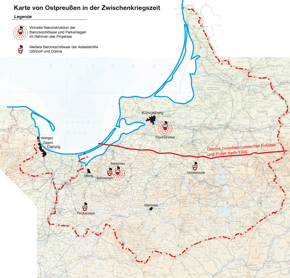 Karte Von Ostpreussen Zentrum Fur Medien Und Interaktivitat