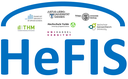 HeFIS Logo mit Logos der Standorte