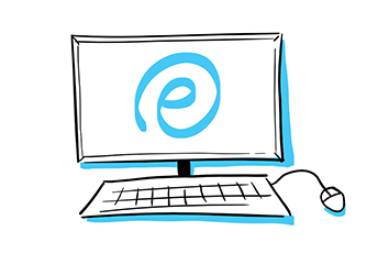 Icon that shows E-Learning