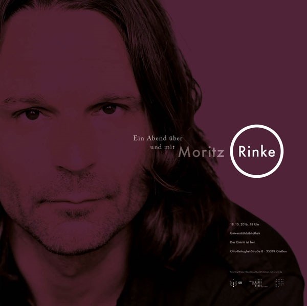 Ein Abend über und mit Moritz Rinke