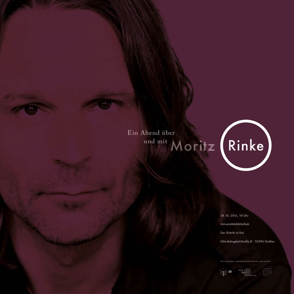 Ein Abend über und mit Moritz Rinke