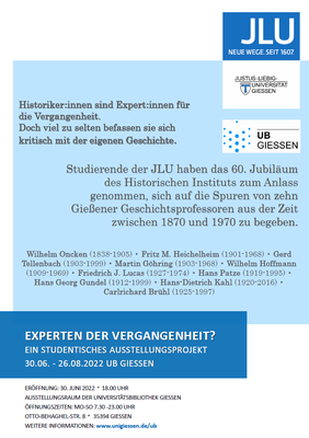 Experten der Vergangenheit? Ein studentisches Ausstellungsprojekt