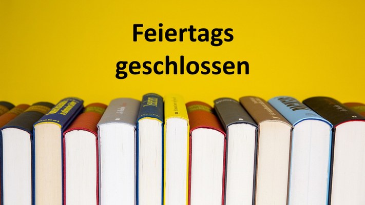 Bibliotheken am 3. Oktober, dem Tag der Deutschen Einheit, geschlossen
